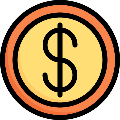 Доллар Generic Outline Color иконка