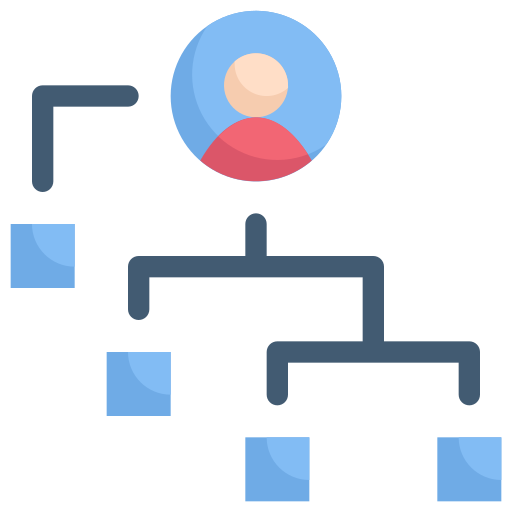 hierarchie Generic Flat icon
