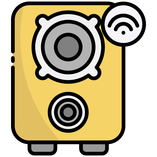 Subwoofer Generic Outline Color icon