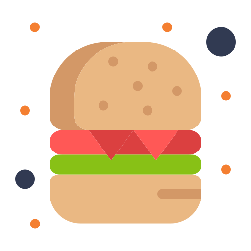 burger Flatart Icons Flat Icône