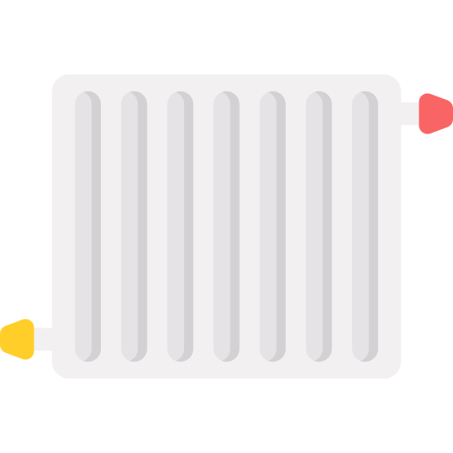 centrale verwarming Generic Flat icoon