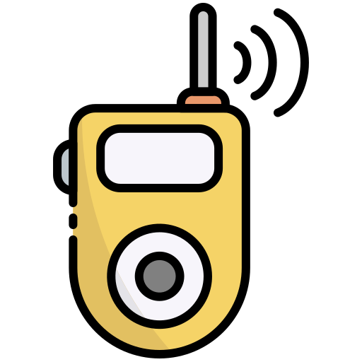 talkie walkie Generic Outline Color Icône