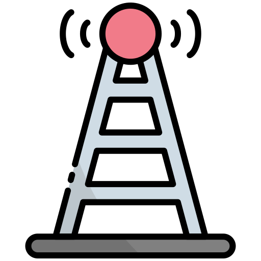 Сигнальная башня Generic Outline Color иконка