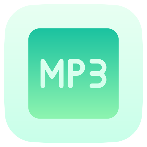 mp3-datei Generic Flat Gradient icon