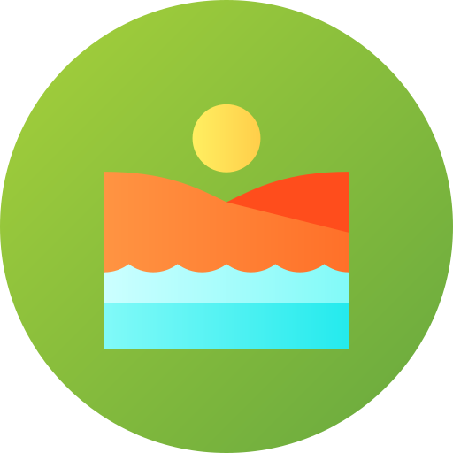 strand Flat Circular Gradient icon