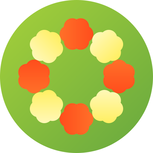 lei Flat Circular Gradient icona
