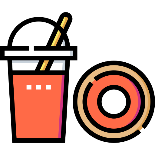 Donut Detailed Straight Lineal color icon