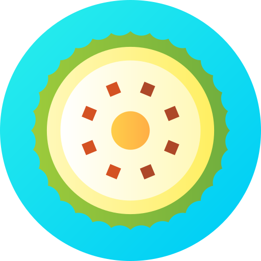 パンノキ Flat Circular Gradient icon