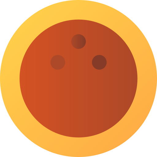 Кокос Flat Circular Gradient иконка