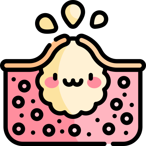 Pimple Kawaii Lineal color icon