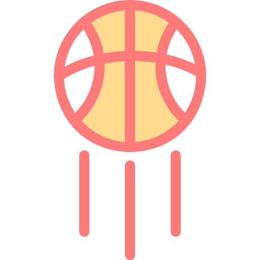 baloncesto Detailed color Lineal color icono