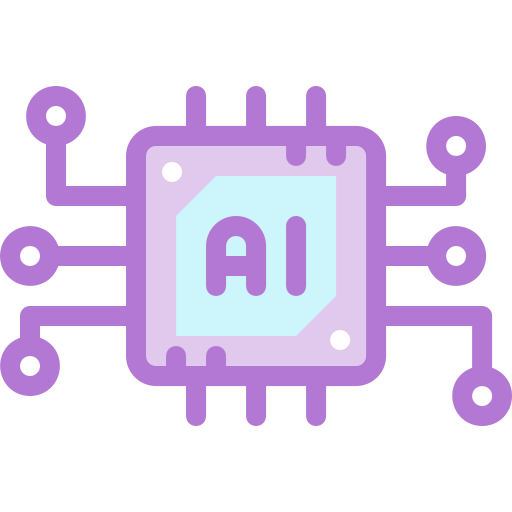 Artificial intelligence Detailed color Lineal color icon