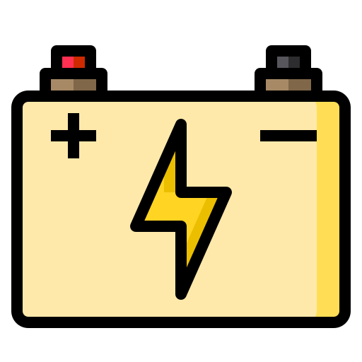 bateria Catkuro Lineal Color ikona