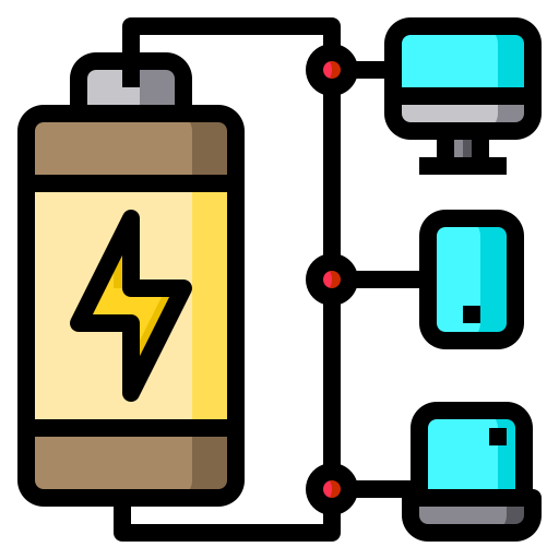 batterie Catkuro Lineal Color icon