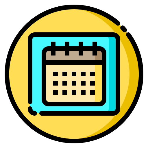 kalender Catkuro Lineal Color icon