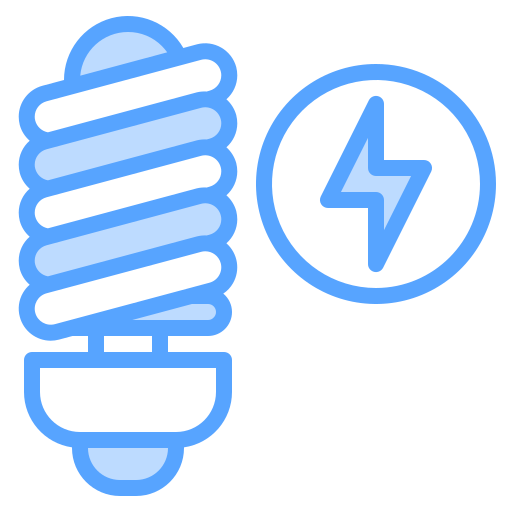 Energy saving light Catkuro Blue icon