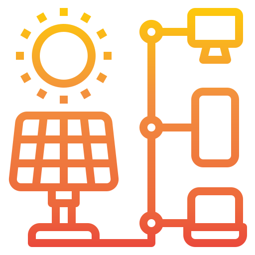太陽光エネルギー Catkuro Gradient icon