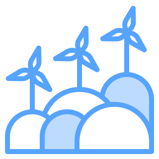 풍력 에너지 Catkuro Blue icon