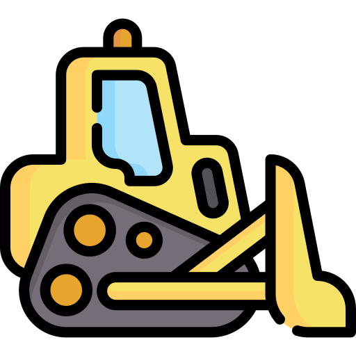 Bulldozer Special Lineal color icon