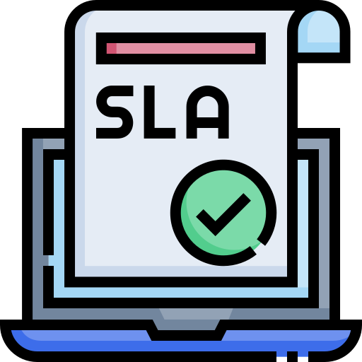 sla Detailed Straight Lineal color icon