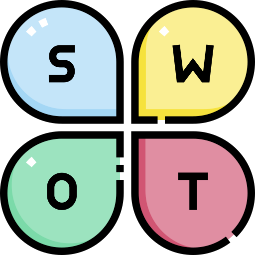 swot Detailed Straight Lineal color Ícone