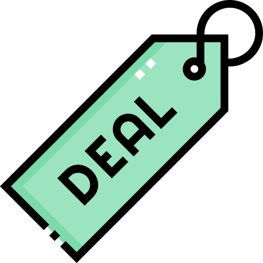 deal Detailed Straight Lineal color icon