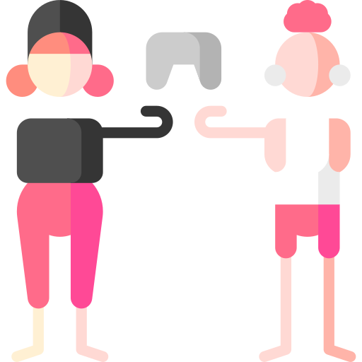 マルチプレイヤー Puppet Characters Flat icon