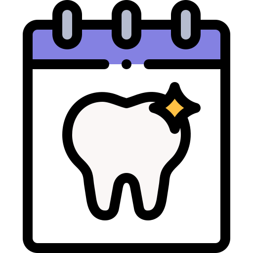 歯医者 Detailed Rounded Lineal color icon