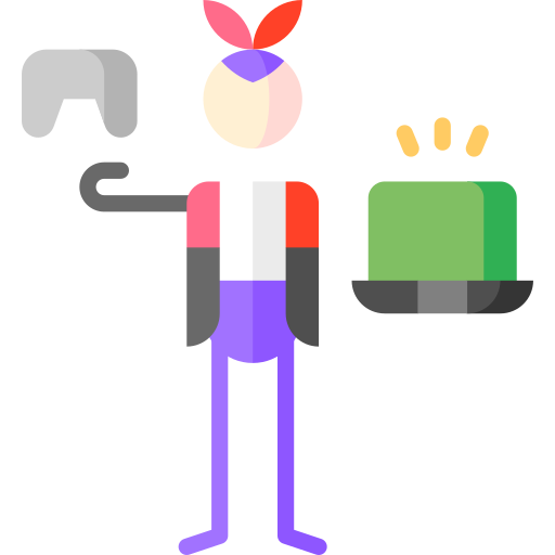 videospiel Puppet Characters Flat icon