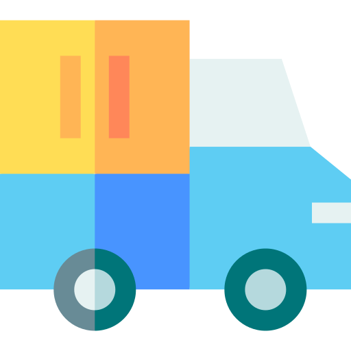 camioneta Basic Straight Flat icono