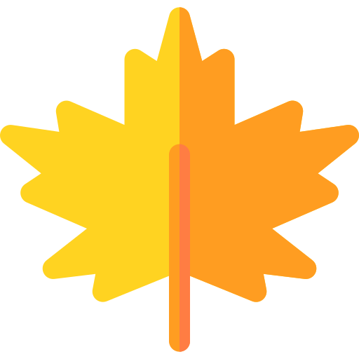 Maple leaf Basic Rounded Flat icon