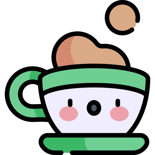 Coffee mug Kawaii Lineal color icon