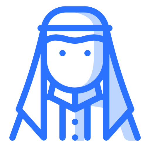 moslem Generic Blue icon