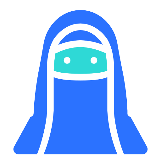 moslim vrouw Generic Flat icoon