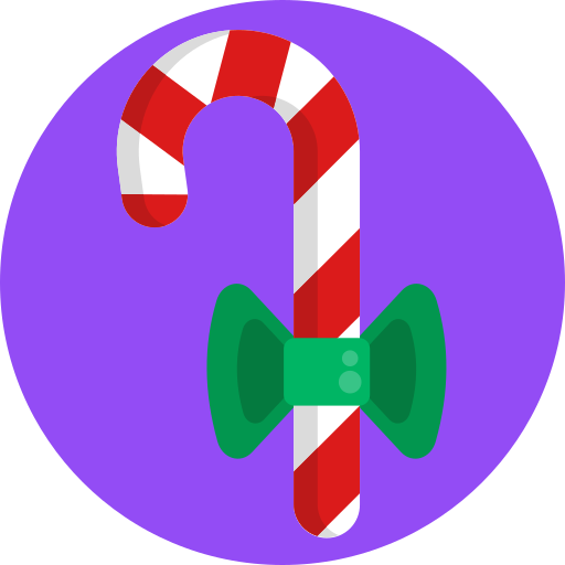 caramelle natalizie Generic Circular icona