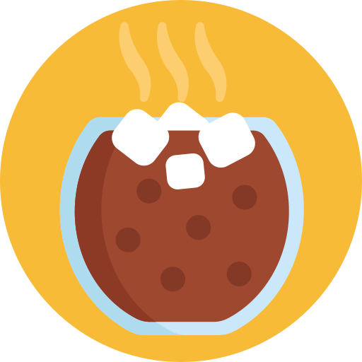 warme chocolademelk Generic Circular icoon