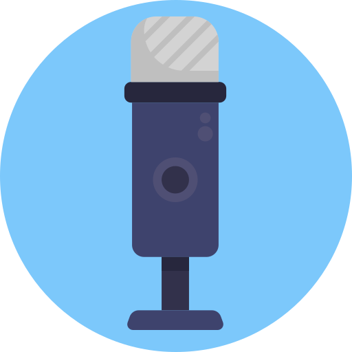 microphone Generic Circular Icône