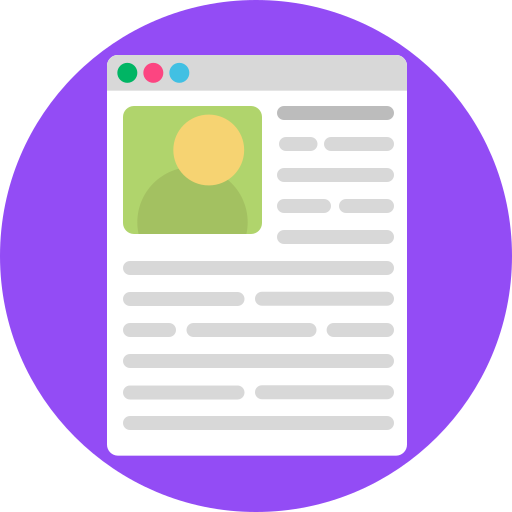 website Generic Circular icoon