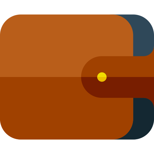 portfel Basic Rounded Flat ikona
