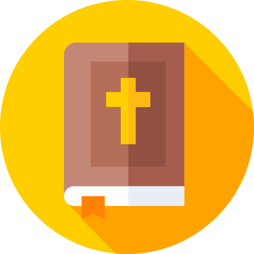 biblia Flat Circular Flat icono