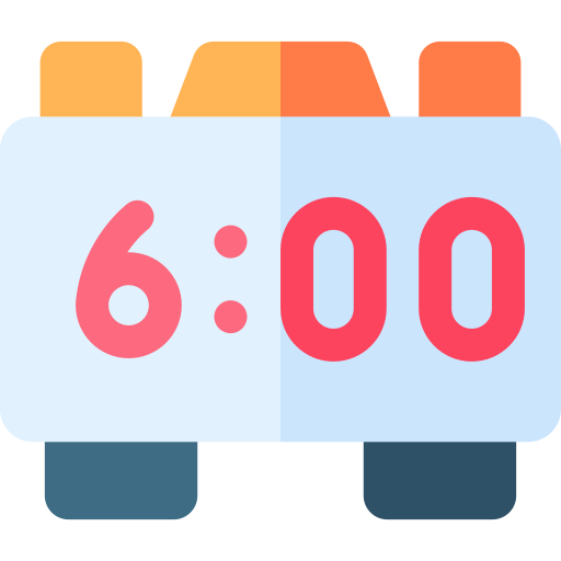 alarm Basic Rounded Flat icoon