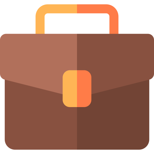 Briefcase Basic Rounded Flat icon