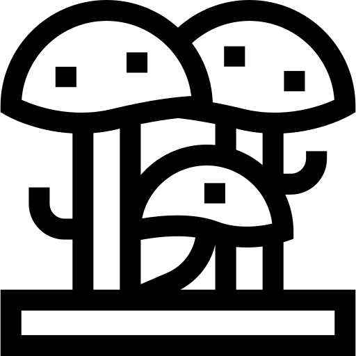 cogumelo Basic Straight Lineal Ícone