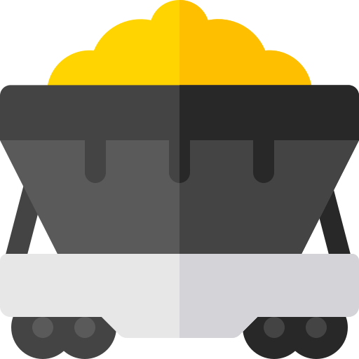 mijnbouw Basic Rounded Flat icoon