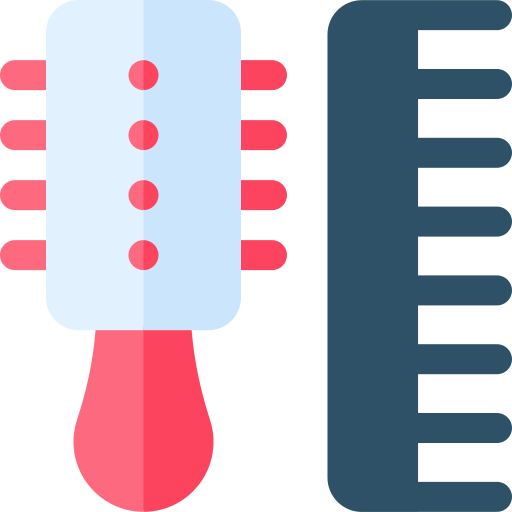 Comb Basic Rounded Flat icon
