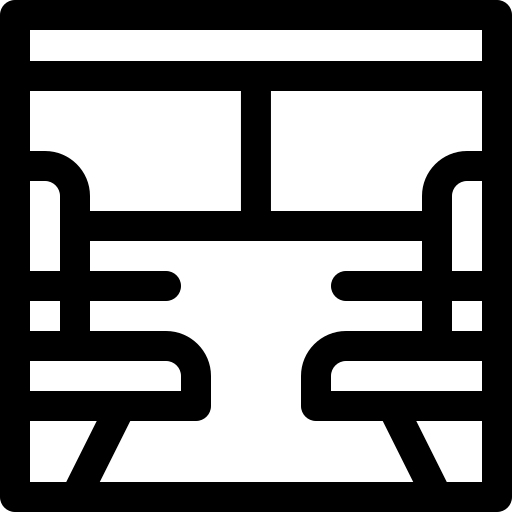 siège Basic Rounded Lineal Icône