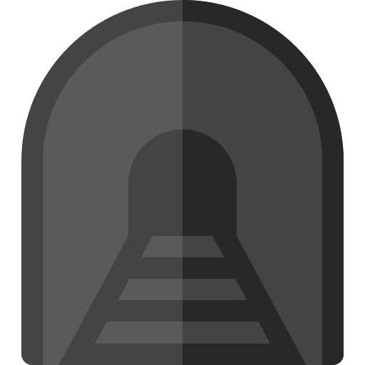 túnel Basic Rounded Flat icono
