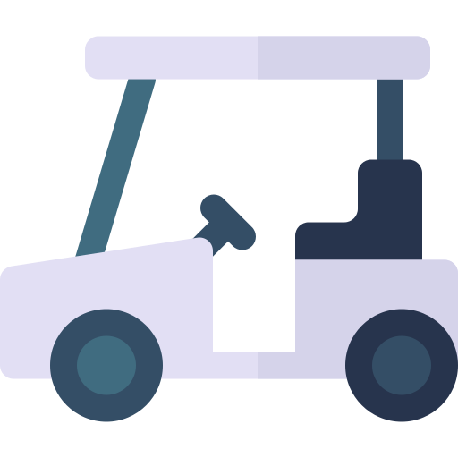 golfwagen Basic Rounded Flat icon