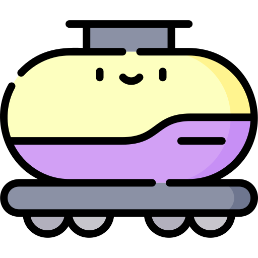 Tank wagon Kawaii Lineal color icon