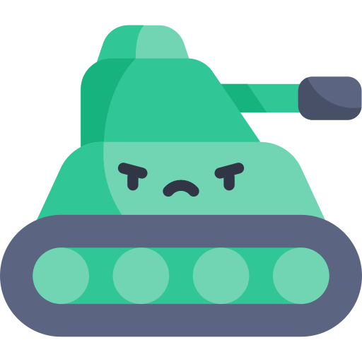 탱크 Kawaii Flat icon